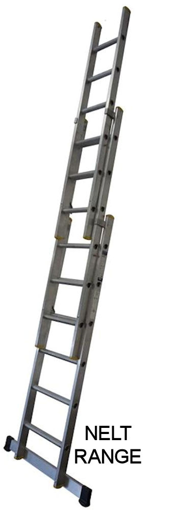 Lyte 3-Section EN131 Pro Aluminium Extension Ladders