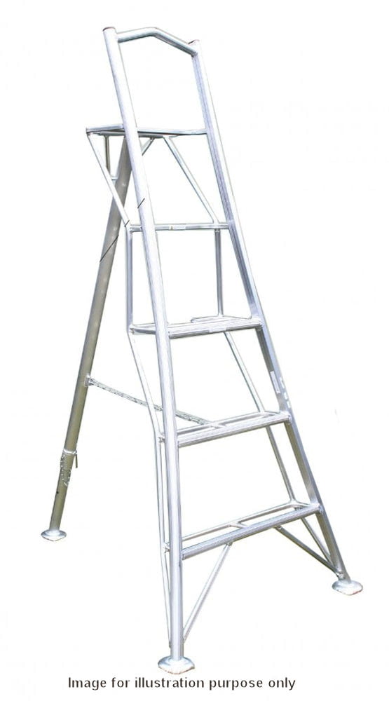 Hendon Aluminium 1 Leg Adjustable Tripod Ladders with Platform