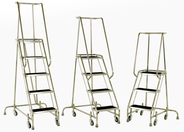 Steptek Stainless Steel Mobile Steps