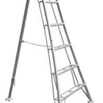 Hendon 1.2m Aluminium 1 Leg Adjustable Tripod Ladder