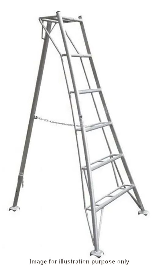 Hendon 1.8m Aluminium 1 Leg Adjustable Tripod Ladder