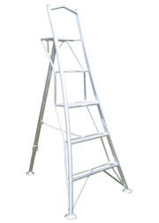 Hendon 2.4m Aluminium 1 Leg Adjustable Tripod Ladder with Platform
