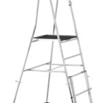 Henchman 1.8m Aluminium Hi-Step Junior Garden Ladder