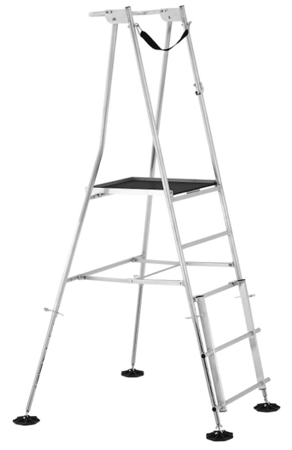 Henchman 1.8m Aluminium Hi-Step Junior Garden Ladder
