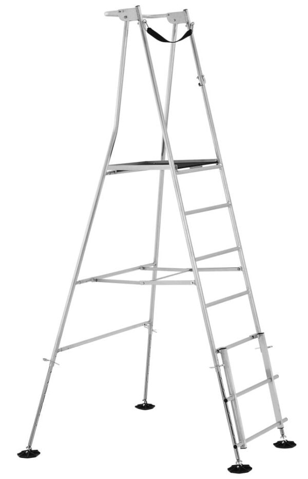 Henchman 2.4m Aluminium Hi-Step Senior Garden Ladder