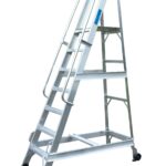 Lyte 7 Tread Aluminium Warehouse Steps