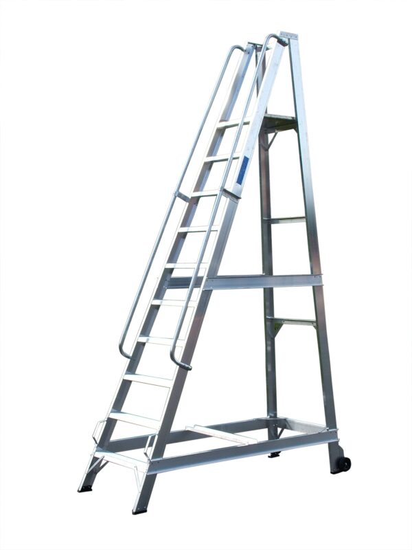Lyte 10 Tread Aluminium Warehouse Steps