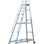 Lyte 12 Tread Aluminium Warehouse Steps