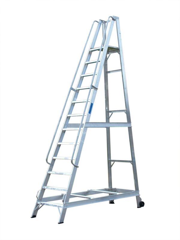 Lyte 12 Tread Aluminium Warehouse Steps