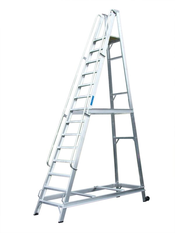 Lyte 14 Tread Aluminium Warehouse Steps