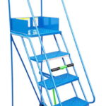 Klime-Ezee 5 Tread Narrow Aisle Pro Mobile Safety Step