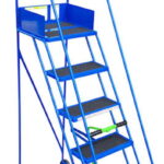 Klime-Ezee 6 Tread Narrow Aisle Pro Mobile Safety Step