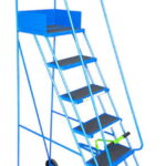 Klime-Ezee 7 Tread Narrow Aisle Pro Mobile Safety Step