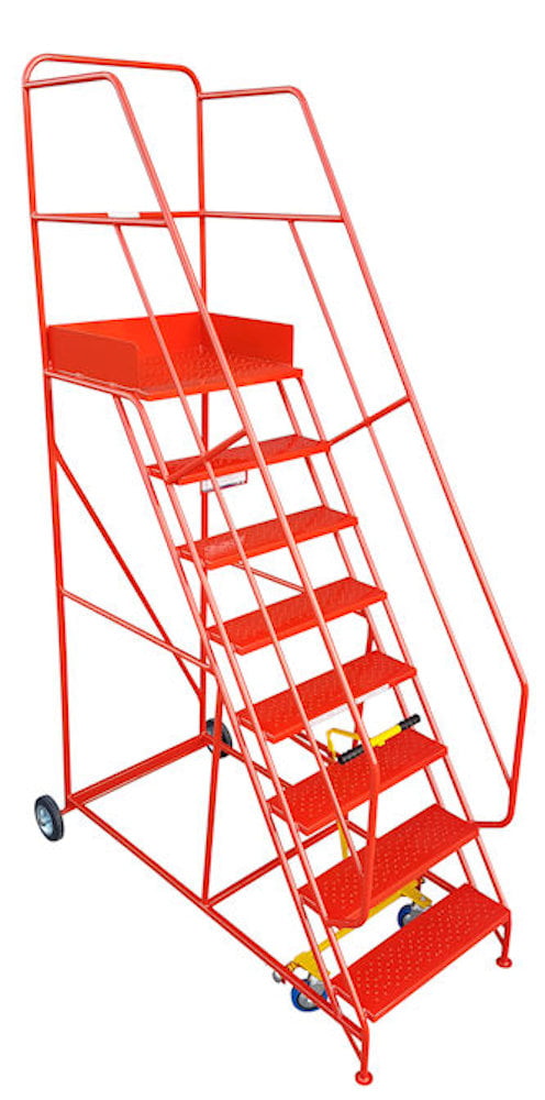 Klime-Ezee 8 Tread Industrial Heavy Duty Mobile Step