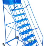Klime-Ezee 10 Tread Industrial Heavy Duty Mobile Step