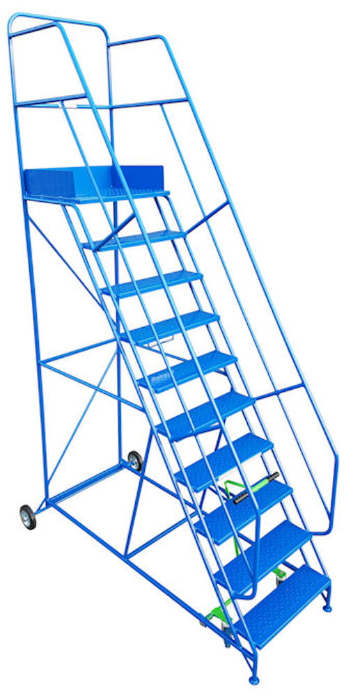 Klime-Ezee 10 Tread Industrial Heavy Duty Mobile Step