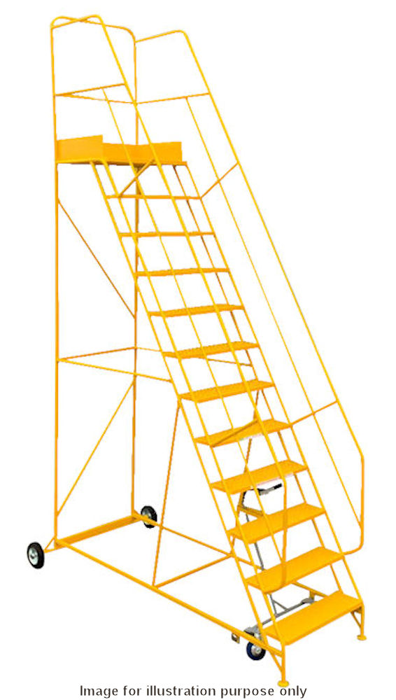Klime-Ezee 15 Tread Industrial Heavy Duty Mobile Step