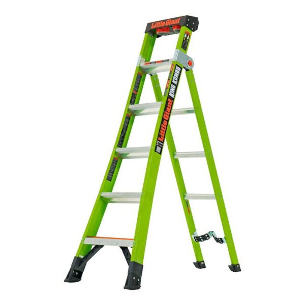 Little Giant 6 Tread King Kombo GRP Industrial 3-in-1 Multi-Purpose Ladder