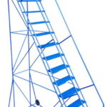 Klime-Ezee 14 Tread Industrial Mobile Safety Step
