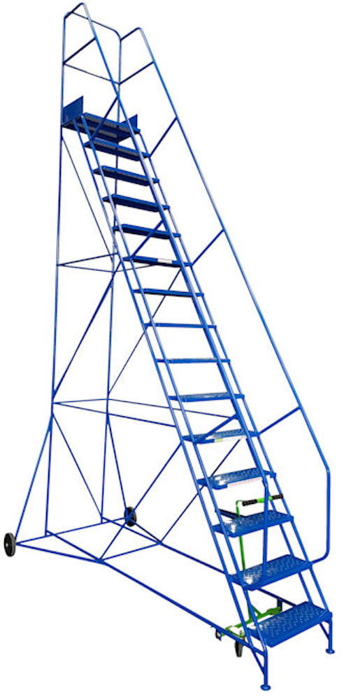 Klime-Ezee 15 Tread Industrial Mobile Safety Step