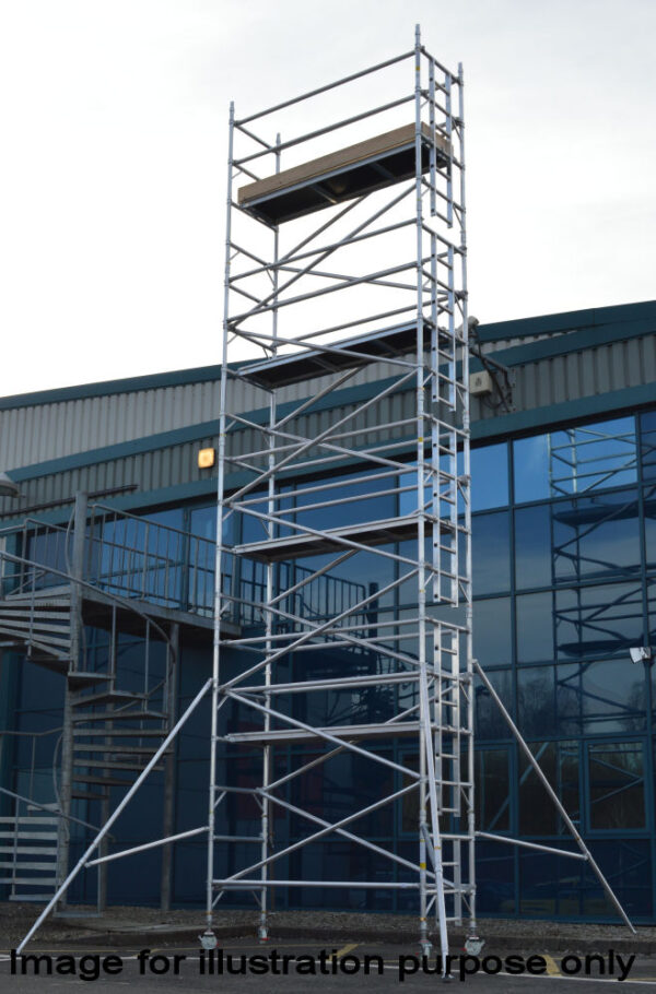 Lyte HiLyte500 Industrial Tower 2.5m x 0.85m Wide (Single Width) - 9.7m Platform
