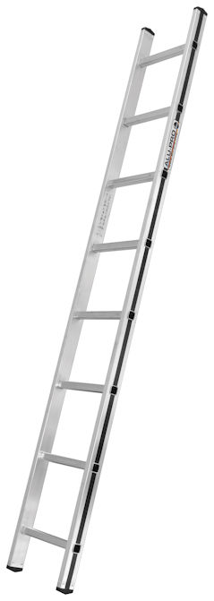 Hymer Blackline 2.31m Single Section EN131 Pro Aluminium Ladder