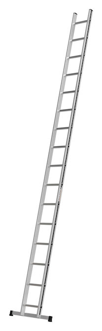 Hymer Blackline 4.5m Single Section EN131 Pro Aluminium Ladder