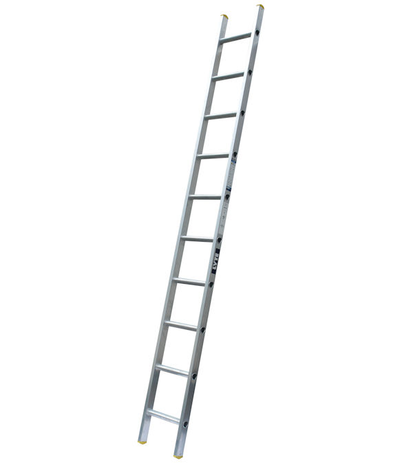 Lyte 3.0m Single Section EN131 Pro Aluminium Ladder