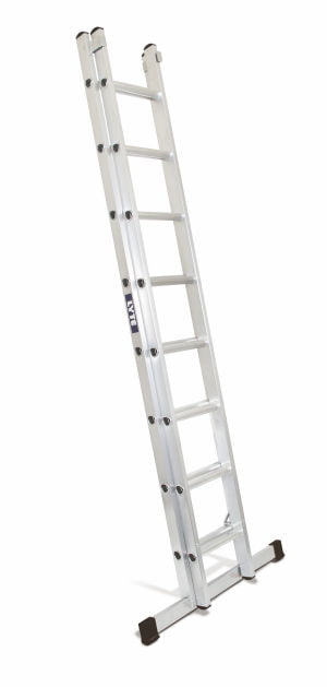 Lyte 2.5m Industrial 2-Section EN131 Pro Aluminium Extension Ladder