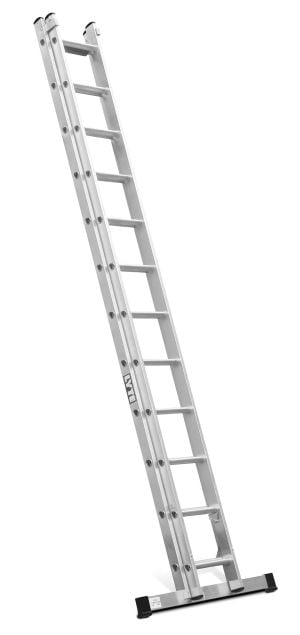 Lyte 3.5m Industrial 2-Section EN131 Pro Aluminium Extension Ladder