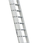 Lyte 3.5m 3-Section Industrial EN131 Pro Aluminium Extension Ladder