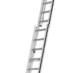HYMER 3.5m 3-Section EN131 Pro Rope Operated Extension Ladder