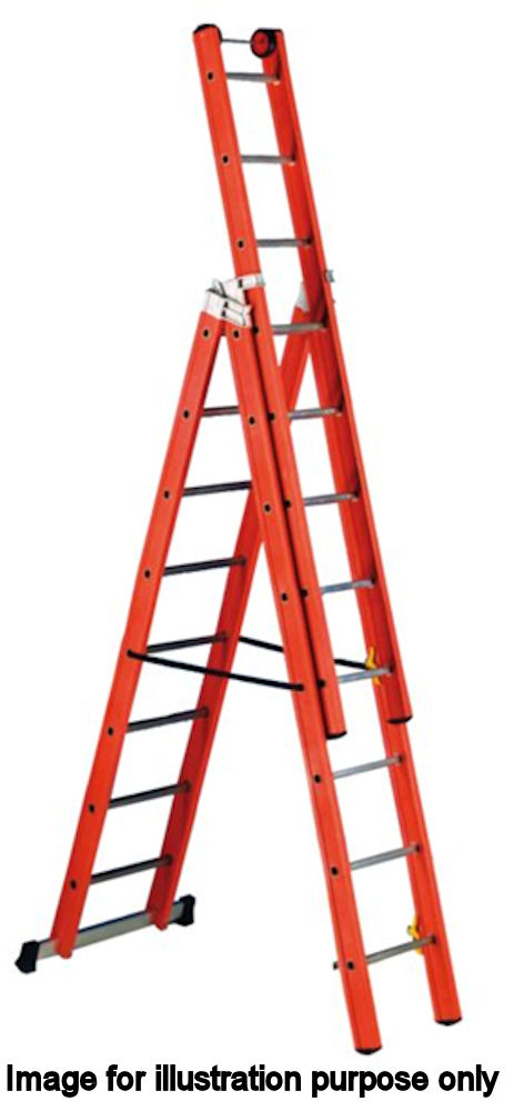 GPC V3 3.0m EN131 Pro GRP Combination Ladder
