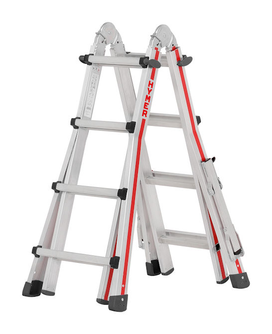 Hymer Redline EN131-4 Aluminium Multi Purpose Telescopic Ladders