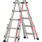 Hymer Redline 4x5 EN131-4 Aluminium Multi Purpose Telescopic Ladder