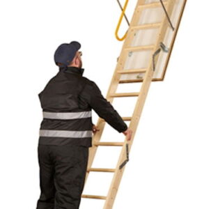 TB Davies 2.75m FireFold Timber Loft Ladder