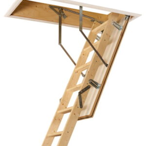 TB Davies 2.8m EuroFold Timber Loft Ladder