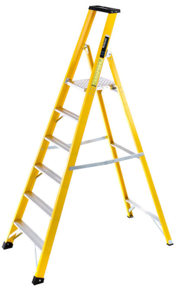 TB Davies 6 Tread EN131 Pro INSUL8-S Heavy-Duty GRP Platform Step Ladder