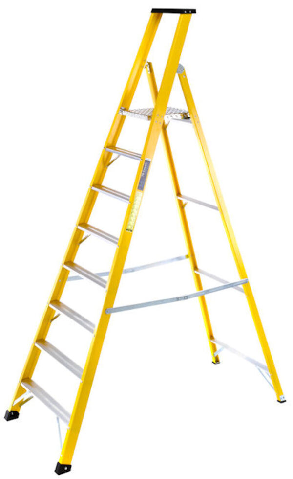 TB Davies 8 Tread EN131 Pro INSUL8-S Heavy-Duty GRP Platform Step Ladder