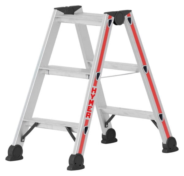Hymer 3 Tread Double Sided Step Ladder
