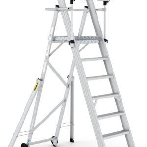 Climb-It Large Platform Folding Steps with Safety Gates