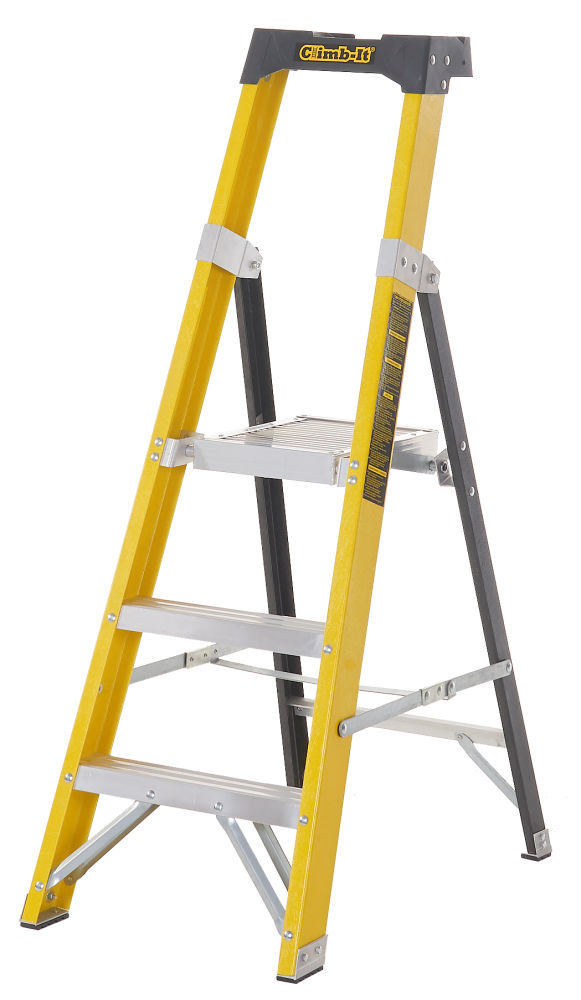 Climb-It 3 Tread GRP Platform Step