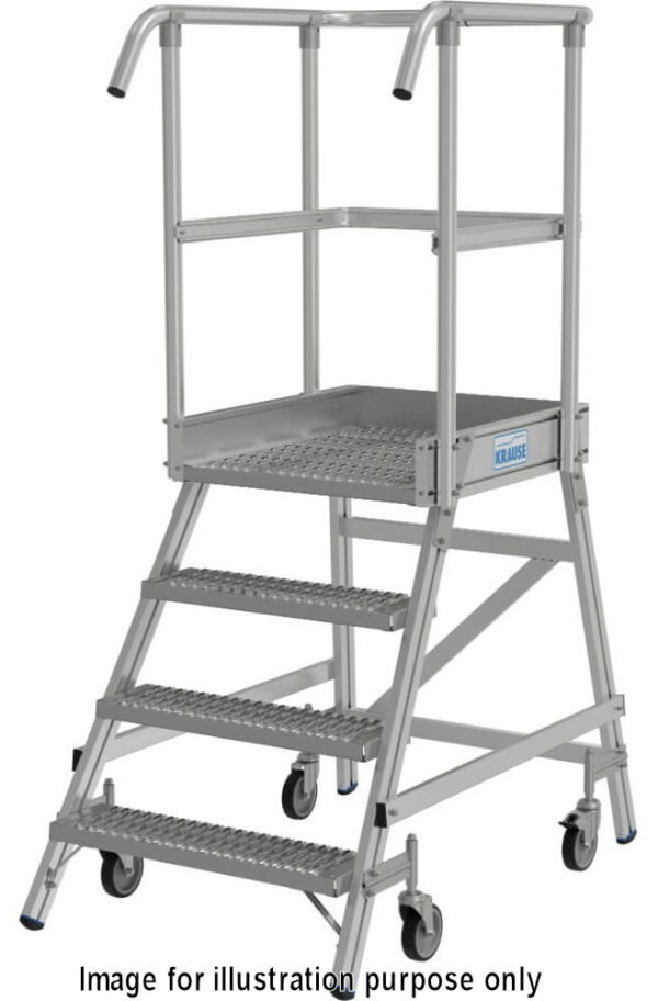 Krause Stabilo R13 8 Tread Single Sided Aluminium Work Platform