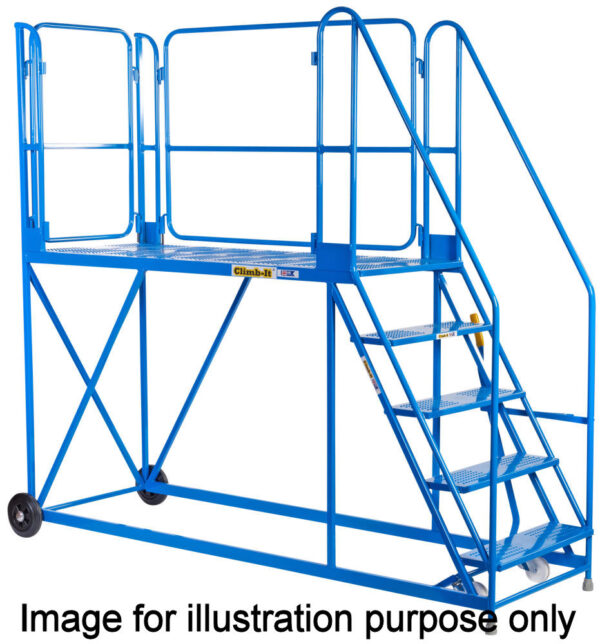 Climb-It 3 Tread Work Platform with 1800mm Platform