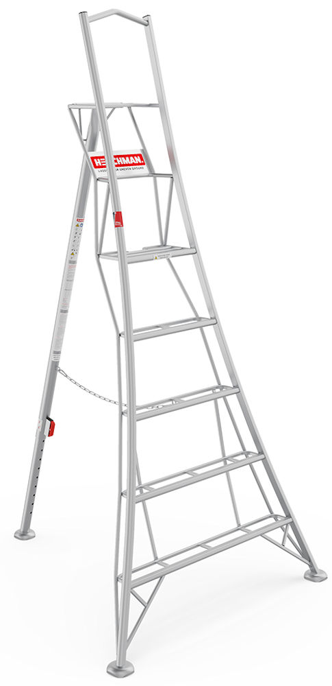 New Henchman 1 Leg Adjustable Tripod Platform Ladder