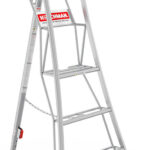 New Henchman 6ft/1.8m 1 Leg Adjustable Tripod Platform Ladder