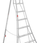 New Henchman 10ft/3.0m 1 Leg Adjustable Tripod Platform Ladder