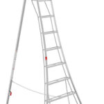 New Henchman 12ft/3.6m 1 Leg Adjustable Tripod Platform Ladder