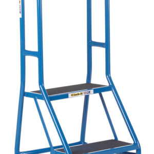 Climb-It 2 Tread Domed Feet Handy Step with Full Handrail