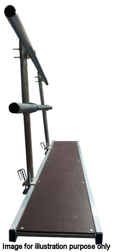 Lyte 600mm 3.0m Staging Board Kit with Single Sided Handrail